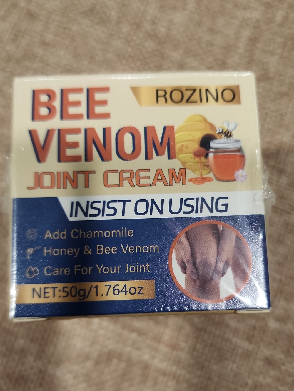 Bee Venom Joint Cream by ROZINO - Honey & Chamomile